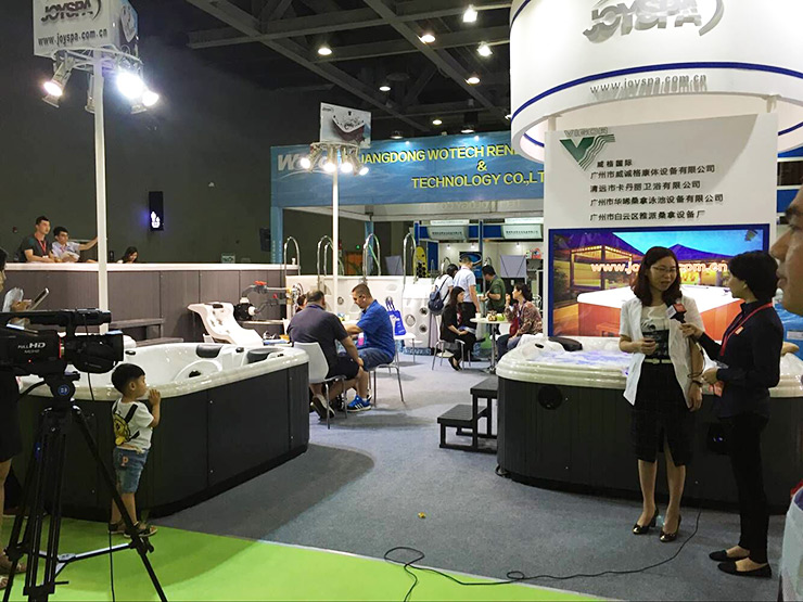 Ontmoet Joyspa bij de Pool & Spa expo 2017 van Guangzhou